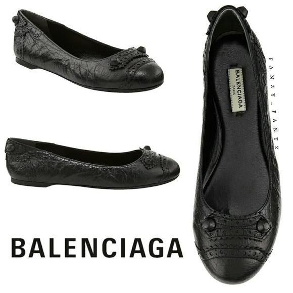 Balenciaga Shoes - Balenciaga Arena Brogue ballet flats black 38 8